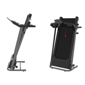 Motorized Electric Treadmill for Home - 3 Level Manual Inclination & Foldable Running Machine with 12 Programs with Phone Holder