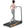 Under Desk Walking Pad, Treadmill 8% Incline 2.5HP 280LBS with Remote Control