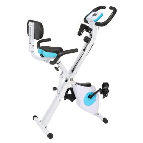 Home Folding Exercise Bike White