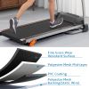 Easy Folding Treadmill for Home Use; 1.5HP Electric Running; Jogging & Walking Machine with Device Holder & Pulse Sensor; 3-Level Incline Adjustable C