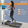 Under Desk Walking Pad, Treadmill 8% Incline 2.5HP 280LBS with Remote Control