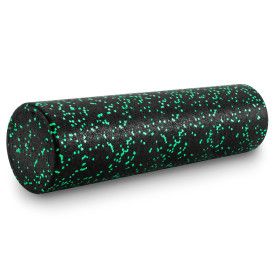 High Density Speckled Foam Roller 24x6-in (Color: Black/Green)