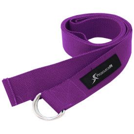 Metal D Ring Yoga (Color: Purple)