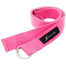 Metal D Ring Yoga (Color: Pink)