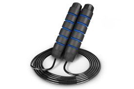 Speed Jump Rope with Foam Handles (Color: Blue)