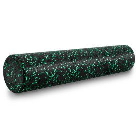 High Density Speckled Foam Roller 36x6-in (Color: Black/Green)